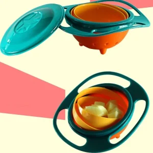 Bol rotatif toupie anti-renversement 360°C