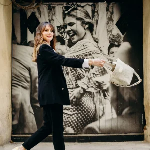 Zoé, le cabas XS en laine & lin