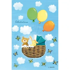 Carte félicitations couffin – Titi Pinson