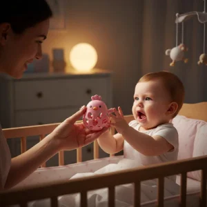 Anneau De Dentition Gant en Silicone Creux | Poussin