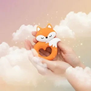 Anneau de Dentition Bébé Silicone Sans BPA | Renard