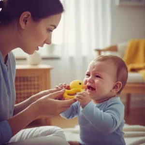 Anneau de dentition bébé silicone | Ducky™