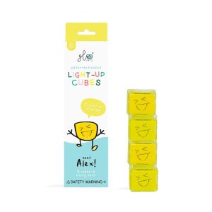 Cubes lumineux Alex Jaune – GLO PALS