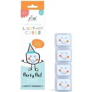 Cubes lumineux Party blanc – GLO PALS