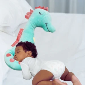 Coussin pour bebe-|PelucheEnFolie|-Hippocampe