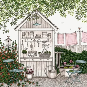 Carte cabane de jardin – Titi Pinson