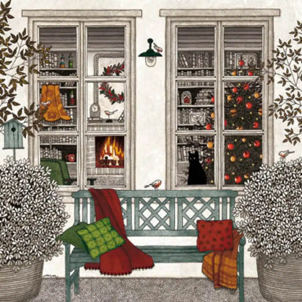 Carte banc en hiver – Titi Pinson