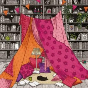 Carte cabane bibliothèque – Titi Pinson