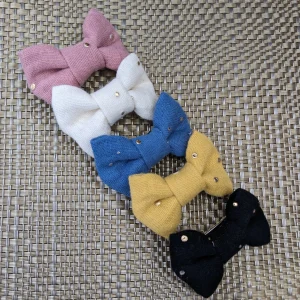 NŒUD CLASSIQUE POIS DORES