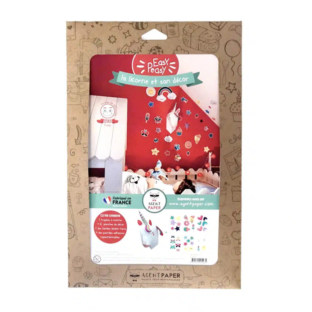 Easy Peasy La licorne et son décor – Agent Paper – Image 3