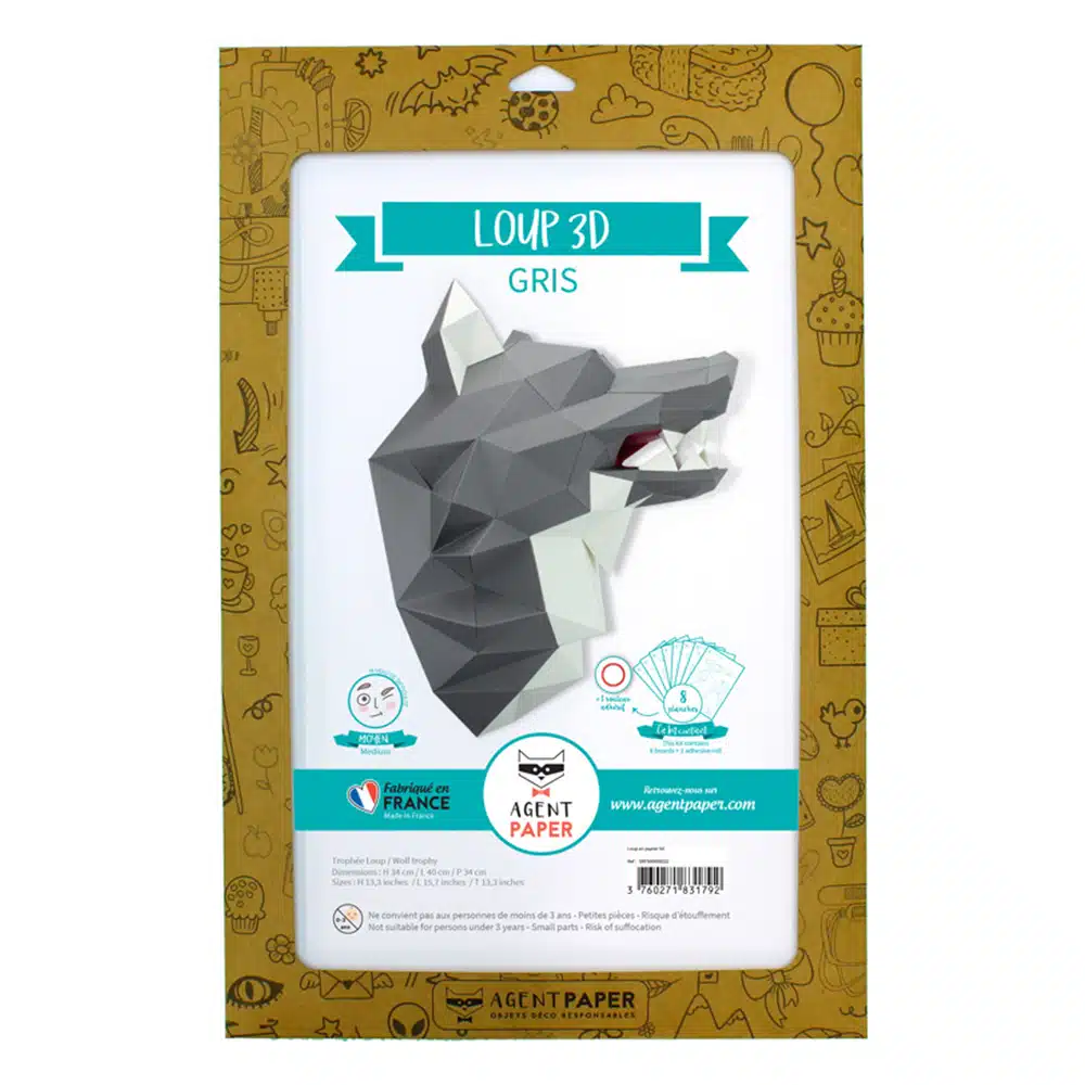 Loup gris – Agent Paper – Image 4