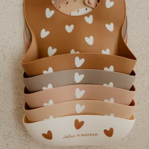 Bavoir silicone ( divers coloris)