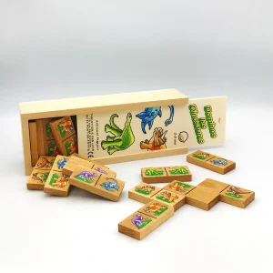 Dominos en bois : Dinosaures – Artisans du Jura