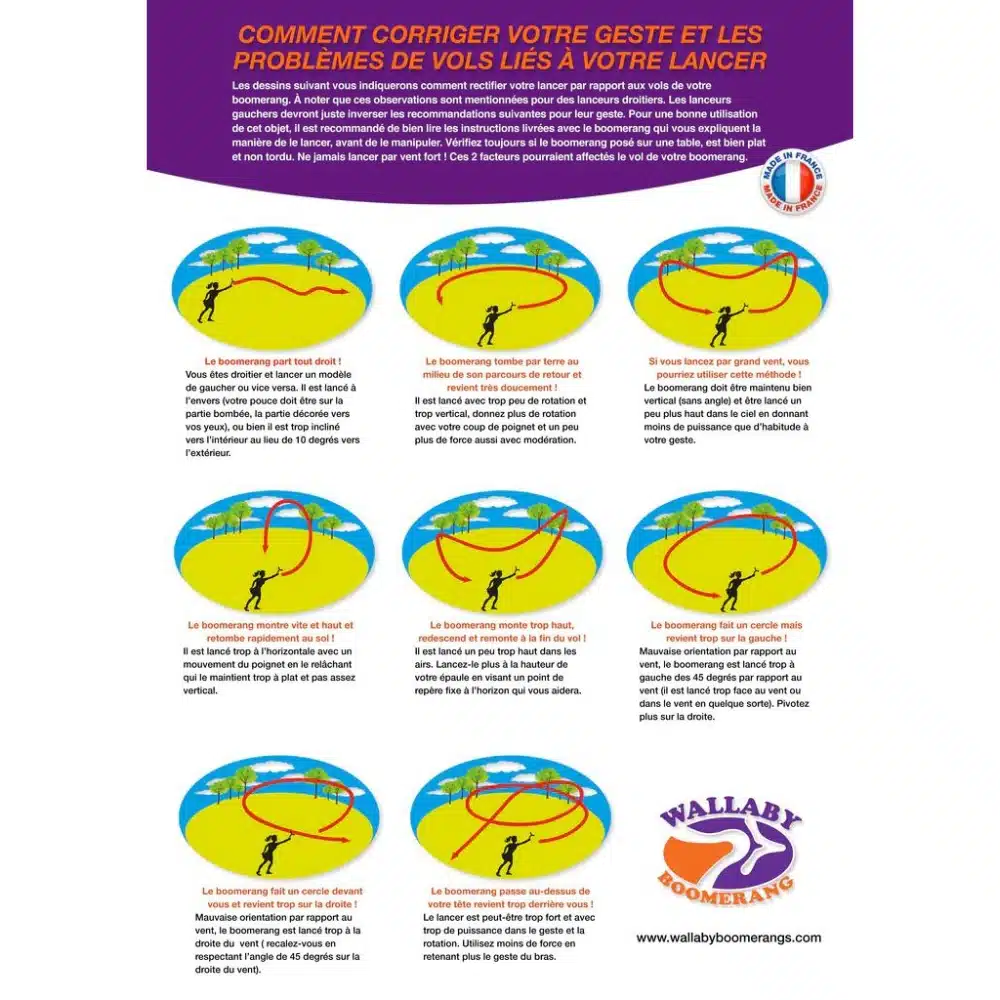 Boomerang ambidextre Fengshui – Wallaby Boomerangs – Image 6