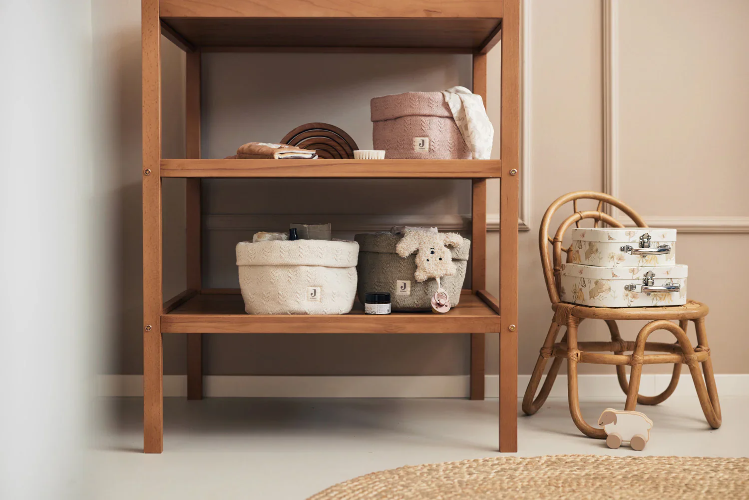 Panier de rangement Grain knit (3 coloris) – Image 4