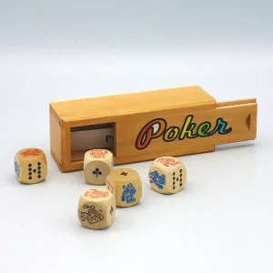 Poker d&rsquo;as boîte en bois – Artisans du Jura