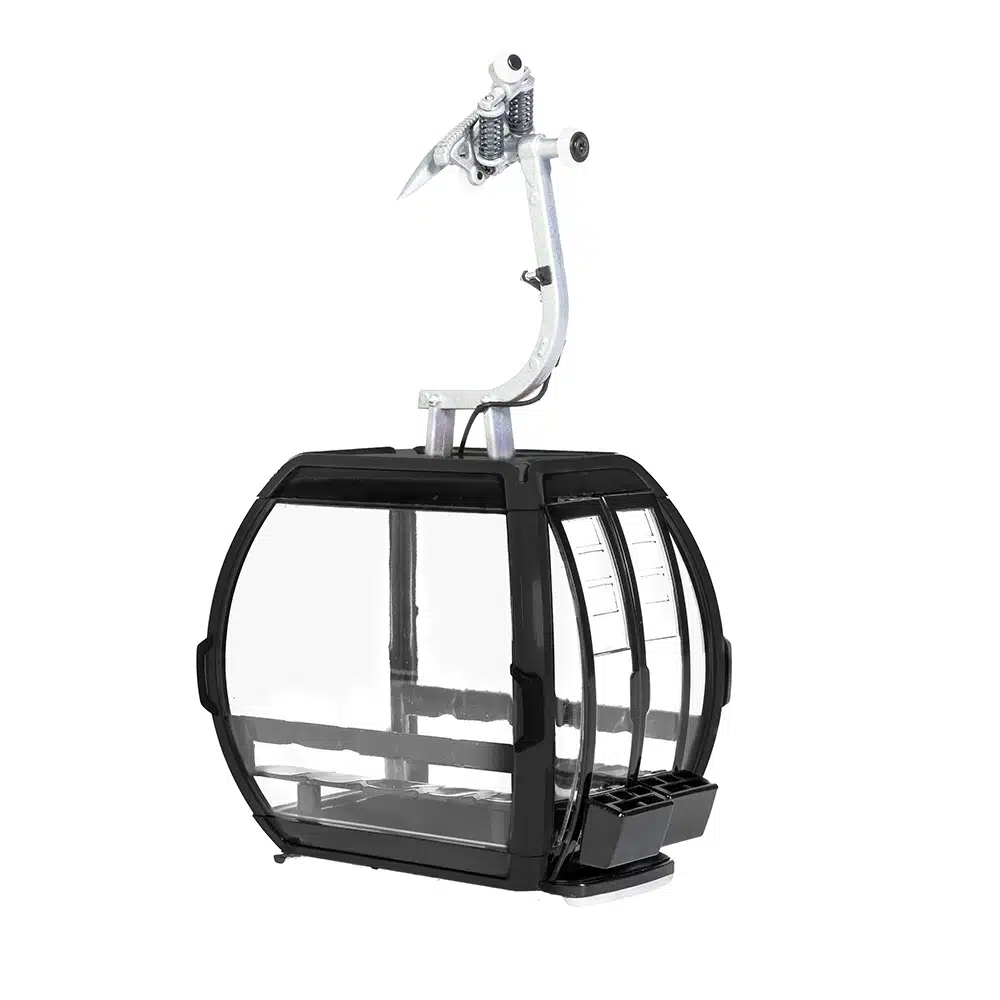 Téléphérique électrique miniature 1:32 kit 2 cabines noir – Jägerndorfer – Image 3