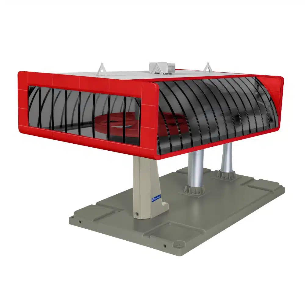 Téléphérique électrique miniature 1:32 kit 1 cabine rouge – Jägerndorfer – Image 2