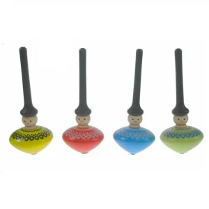 Toupie personnage en bois – Artisans du Jura